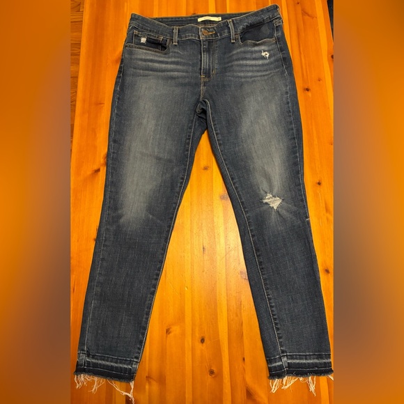 Levi's Denim - Levi's Distressed Blue 711 Skinny Jeans